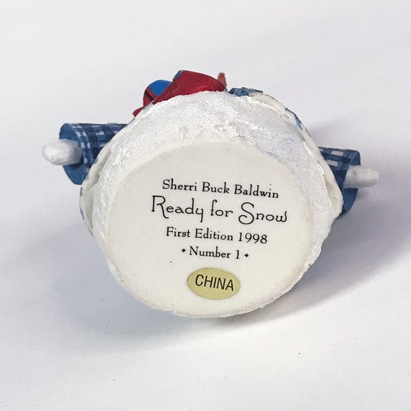 Lang and Wise Collectibles "Ready for Snow” Figurine 1998 First Edition #1 - Picture 5 of 8